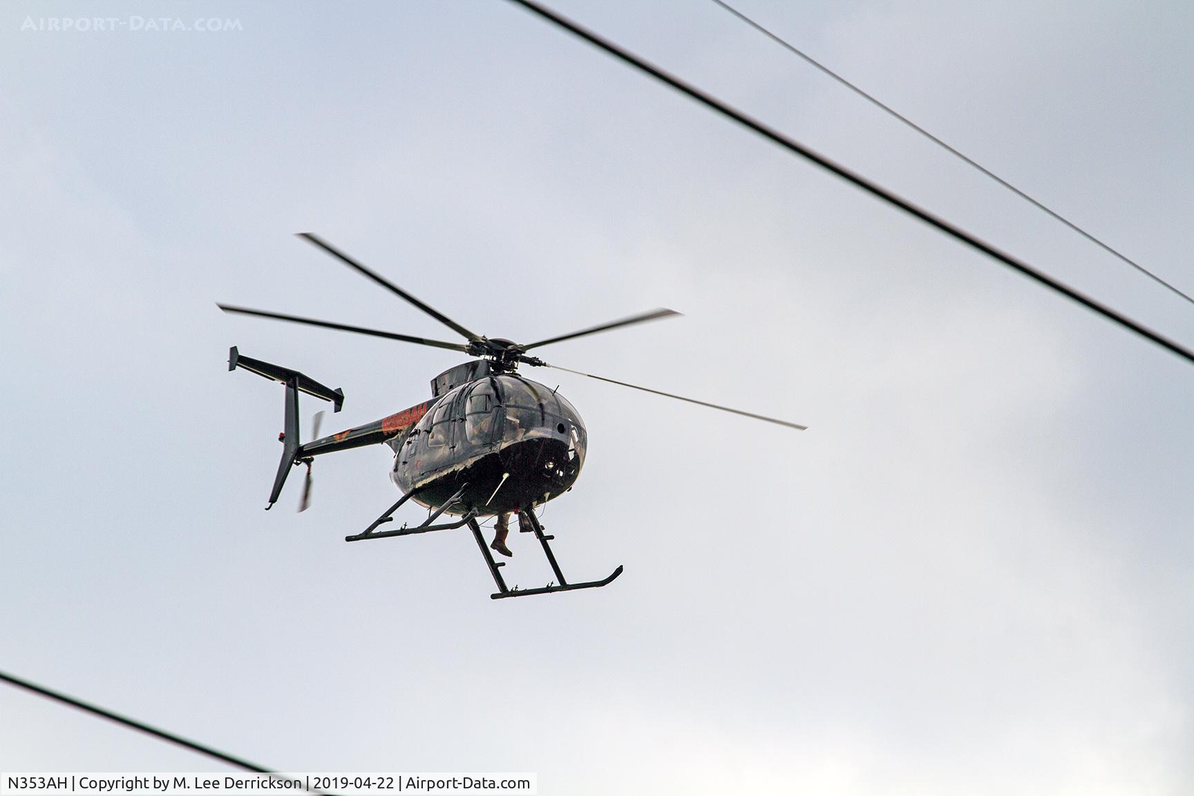 N353AH, 1981 Hughes 369D C/N 811079D, At work near Indian River Power Plant Millsboro, DE.
