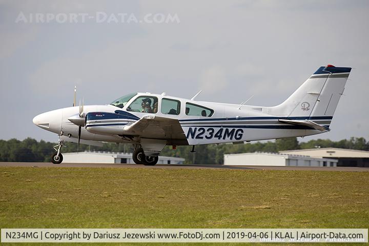 N234MG, 1977 Beech E-55 Baron C/N TE-1104, Beech E55 Baron  C/N TE-1104 , N234MG