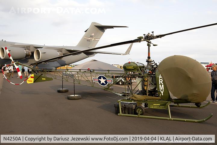 N4250A, 1960 Bell 47D-1 C/N 421, Bell 47D1  C/N 421, N4250A