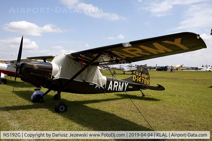N5192G, 1951 Cessna 305A C/N 21683, Cessna 305A L-19A Bird Dog  C/N 21683, N5192G
