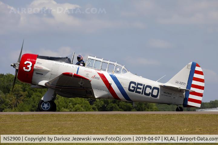 N52900, 1940 North American SNJ-2 Texan C/N 2010, North American SNJ-2 Texan  C/N 2010 - Geico Skytypers, N52900
