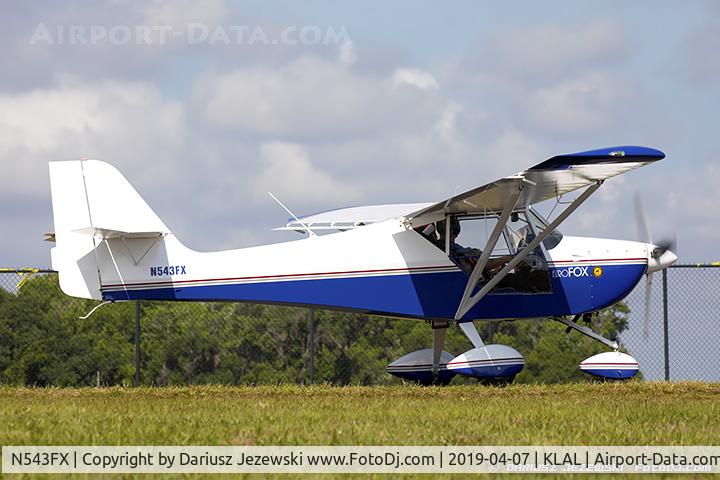 N543FX, 2007 Aeropro Eurofox C/N 001, Euro Fox  C/N 1, N543FX