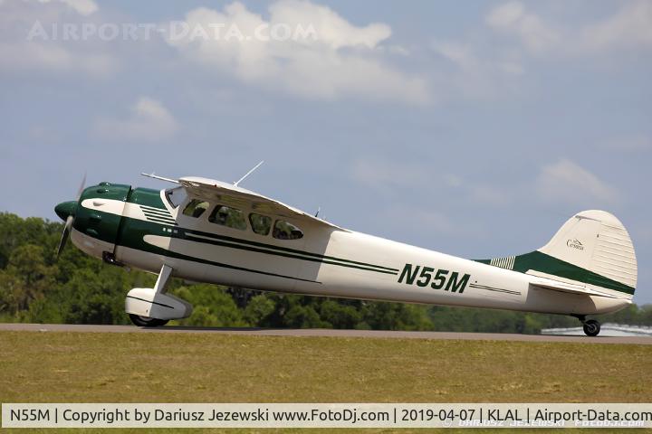 N55M, 1949 Cessna 195 C/N 7408, Cessna 195 Businessliner  C/N 7408, N55M