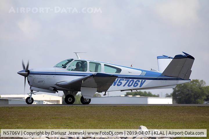 N5706V, 1966 Beech V35 Bonanza C/N D-8093, Beech V35 Bonanza  C/N D-8093, N5706V