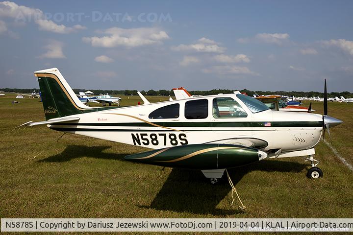 N5878S, 1965 Beech 35-C33 Debonair C/N CD-835, Beech 35-C33 Debonair  C/N CD-835, N5878S