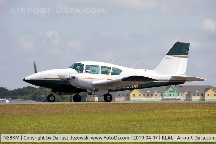 N58KM, 1974 Piper PA-23-250 Aztec C/N 27-7405440, Piper PA-23-250 Apache  C/N 27-7405440 , N58KM