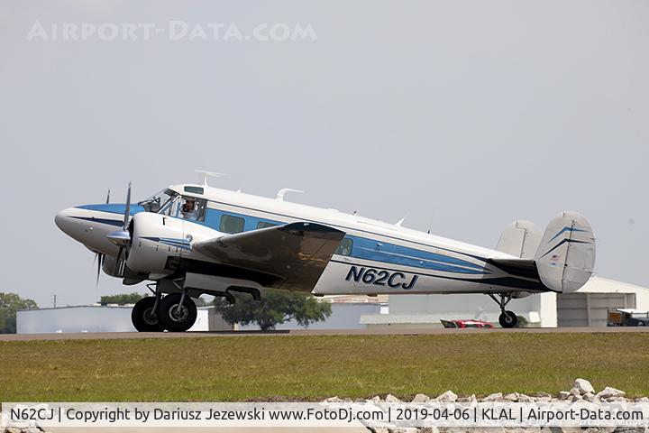 N62CJ, 1962 Beech H-18 C/N BA-633, Beech H18 Twin Beech  C/N BA-633, N62CJ