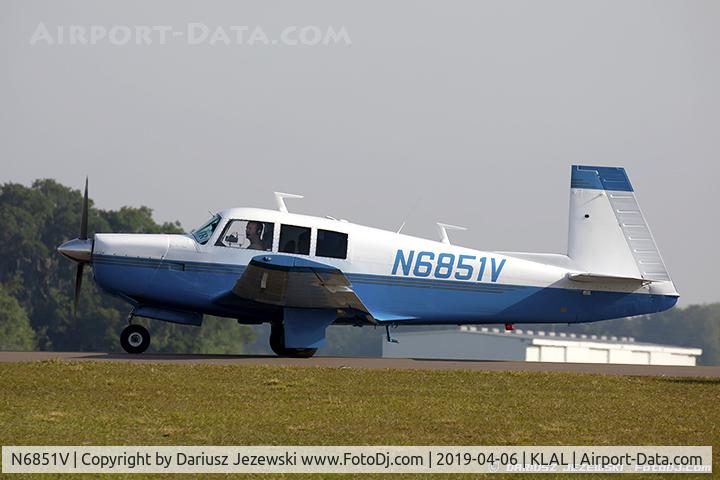 N6851V, 1975 Mooney M20F Executive C/N 22-1244, Mooney M20F Executive  C/N 22-1244 , N6851V