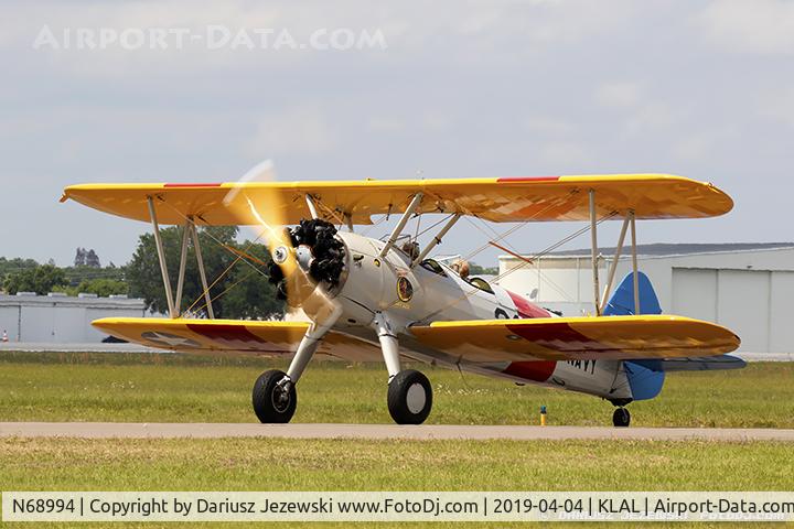 N68994, 1943 Boeing N2S-3 Kaydet (B75N1) C/N 75-7598, Boeing B75N1 Stearman  C/N 75-7598, N68994