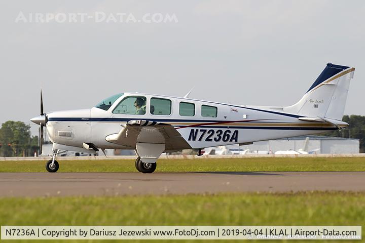 N7236A, 1984 Beech A36 Bonanza 36 C/N E-2209, Beech A36 Bonanza 36  C/N E-2209, N7236A