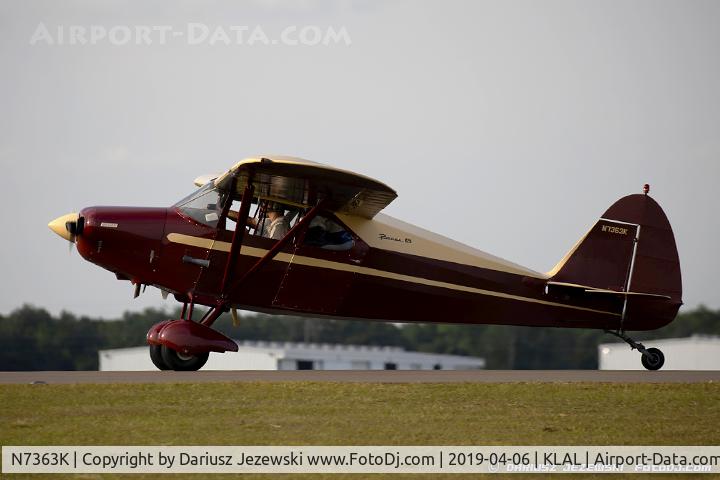 N7363K, 1950 Piper PA-20 Pacer C/N 20-271, Piper PA-20 Pacer  C/N 20-271 , N7363K