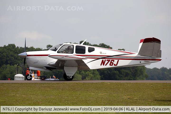 N76J, 1958 Beech J35 Bonanza C/N D-5616, Beech J35 Bonanza  C/N D-5616 , N76J