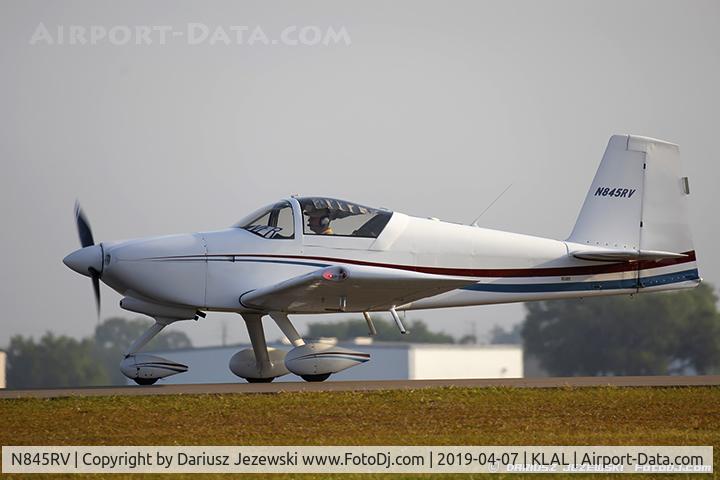 N845RV, Vans RV-7A C/N 73124, Vans RV-7A  C/N 73124, N845RV