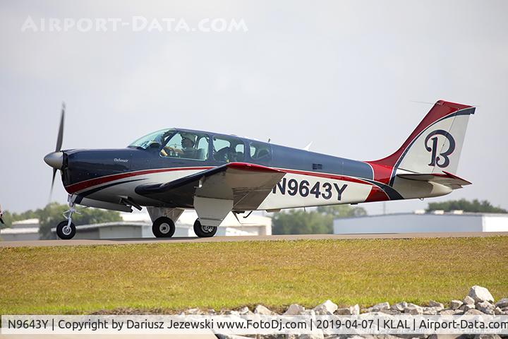 N9643Y, 1962 Beech 35-B33 Debonair C/N CD-587, Beech 35-B33 Debonair  C/N CD-587 , N9643Y