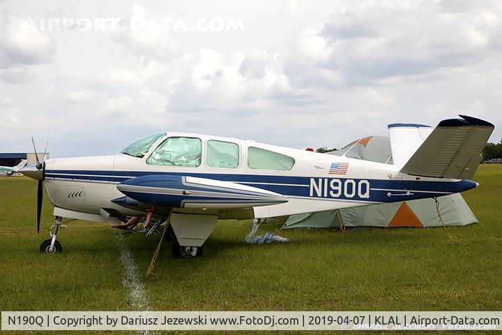 N190Q, 1964 Beech S35 Bonanza C/N D-7551, Beech S35 Bonanza  C/N D-7551, N190Q