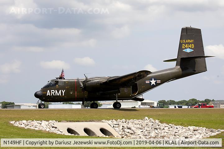 N149HF, 1962 De Havilland Canada DHC-4A Caribou C/N 85, De Havilland Canada C-7B Caribou 62-4149  C/N 85, N149HF