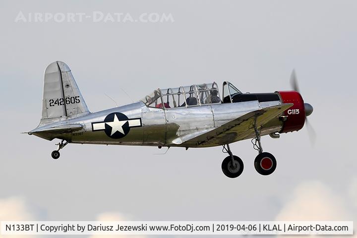 N133BT, 1943 Consolidated Vultee BT-13A C/N 9683, Consolidated Vultee BT-13A Valiant  C/N 9683, N133BT