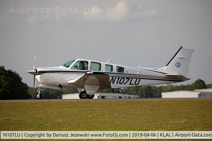 N107LU, Schweizer 269C C/N S1573, Beech A36 Bonanza  C/N unknown, N107LU