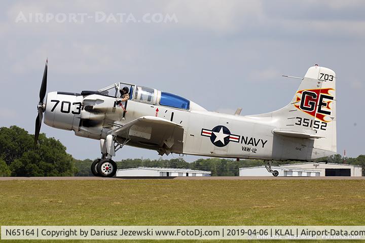 N65164, 1955 Douglas EA-1E Skyraider AD-5W C/N 55-471DH, Douglas EA-1E Skyraider  C/N 55-471DH, N65164