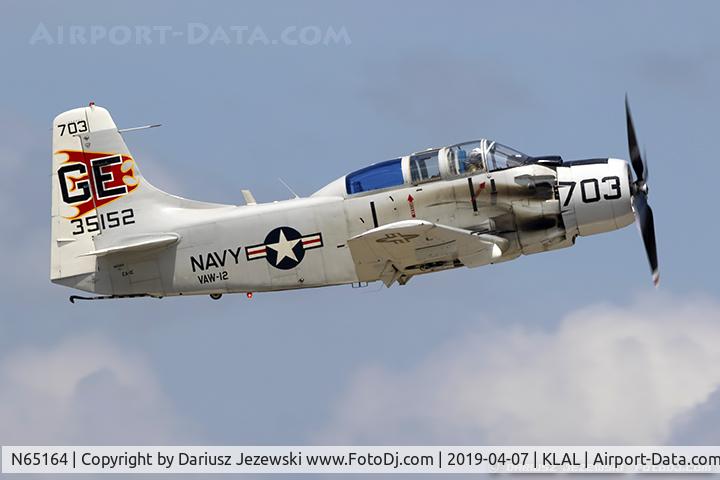 N65164, 1955 Douglas EA-1E Skyraider AD-5W C/N 55-471DH, Douglas EA-1E Skyraider  C/N 55-471DH, N65164