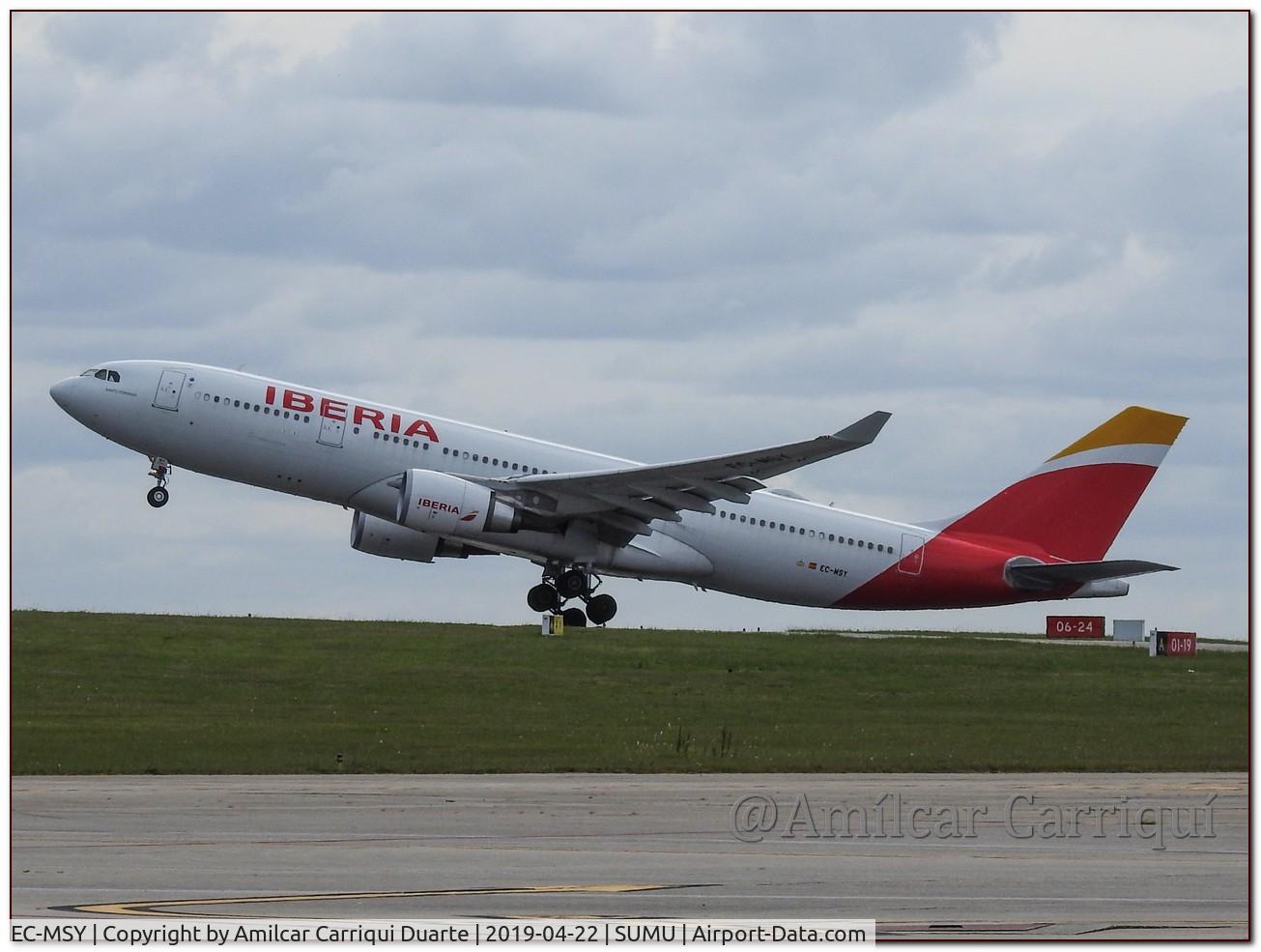 EC-MSY, 2017 Airbus A330-202 C/N 1835, TAKE OFF FROM SUMU