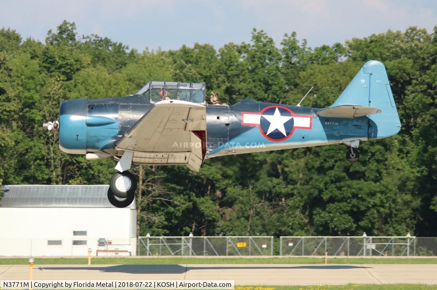 N3771M, North American SNJ-5C (AT-6D) Texan Texan C/N 88-17109, AT-6D