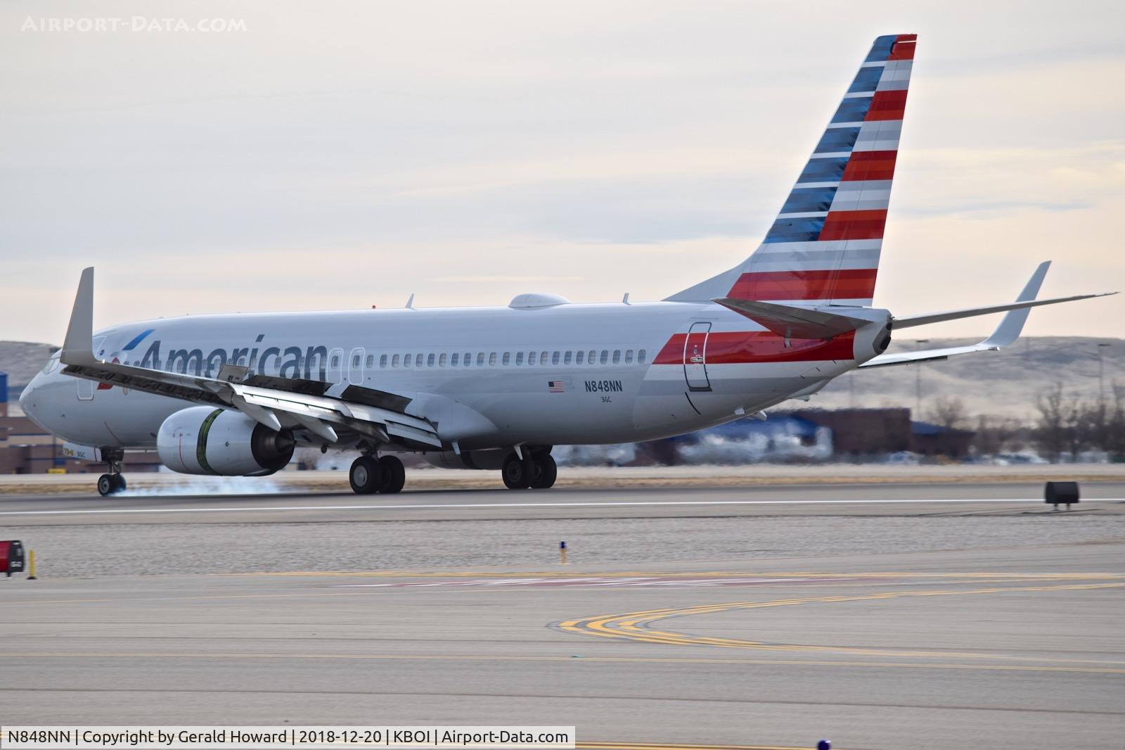N848NN, 2010 Boeing 737-823 C/N 31103, Roll out on RWY 10L.