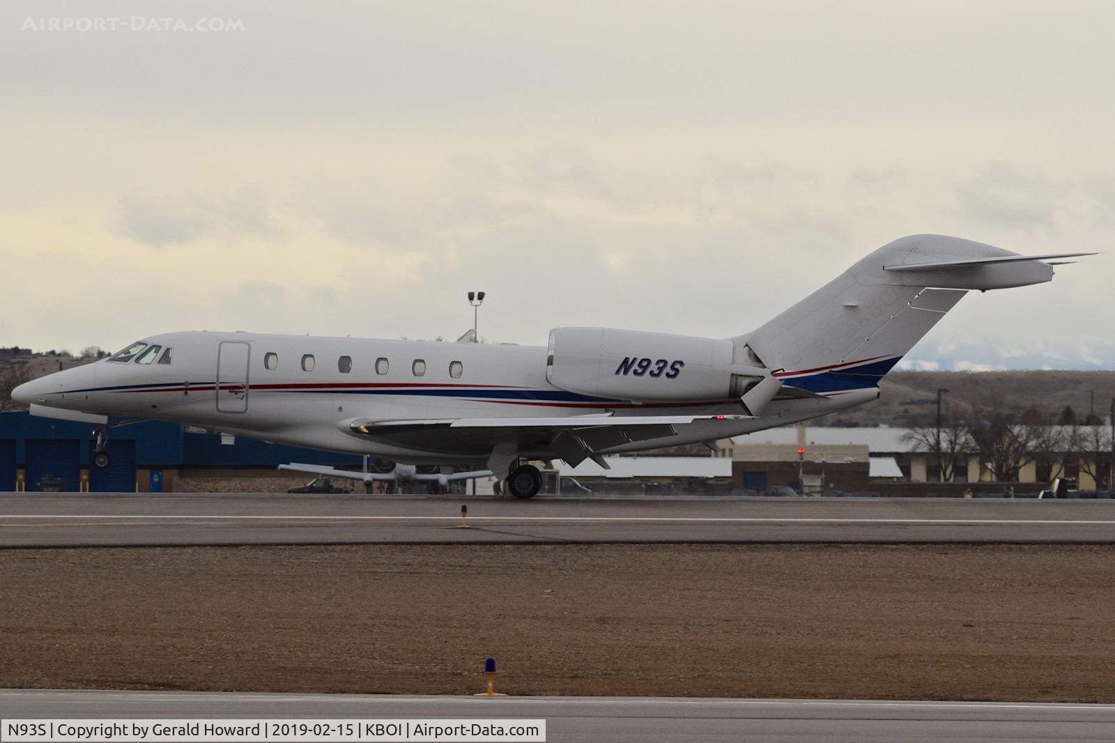 N93S, 2002 Cessna 750 Citation X Citation X C/N 750-0189, Landing roll out.