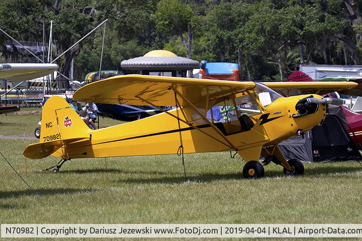 N70982, 1946 Piper J3C-65 Cub Cub C/N 18009, Piper J3C-65 Cub  C/N 18009, NC70982