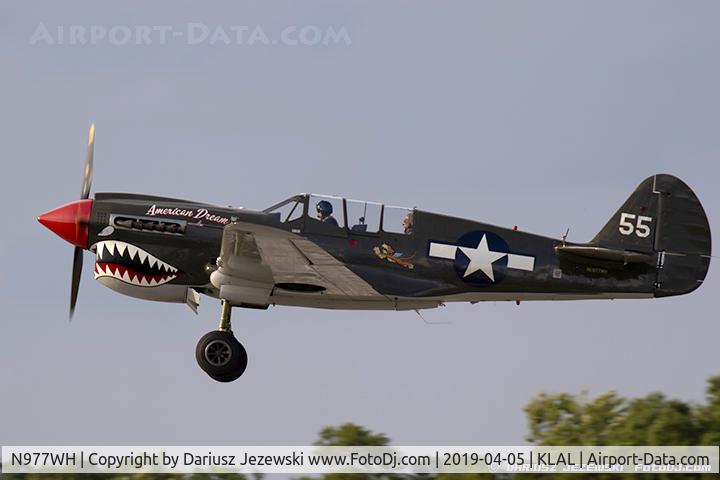 N977WH, 1942 Curtiss P-40N C/N 42-10497, Curtiss P-40N Warhawk  C/N 42-10497, NL977WH