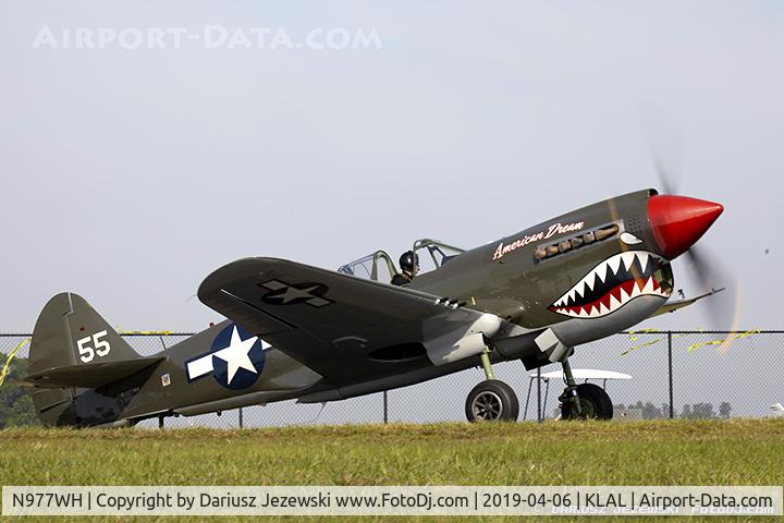 N977WH, 1942 Curtiss P-40N C/N 42-10497, Curtiss P-40N Warhawk  C/N 42-10497, N977WH