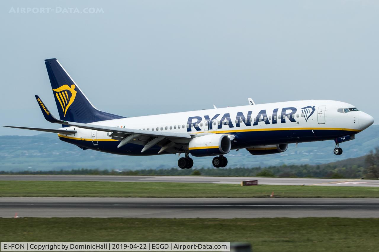 EI-FON, 2016 Boeing 737-8AS C/N 44721, Landing RWY 09
