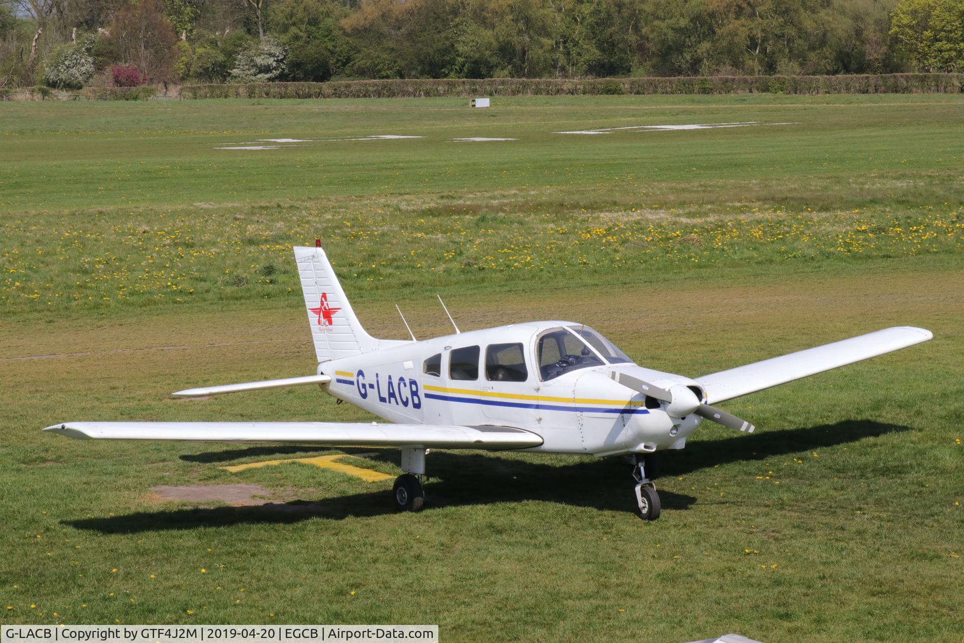 G-LACB, 1982 Piper PA-28-161 Cherokee C/N 28-8216035, G-LACB  at Barton 20.4.19