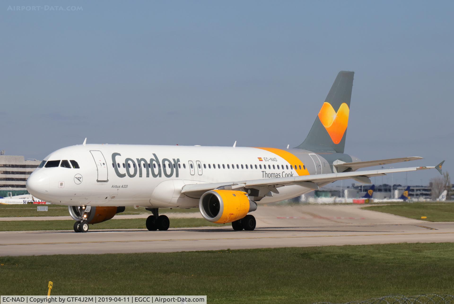 EC-NAD, 2001 Airbus A320-212 C/N 1437, EC-NAD  at Manchester 11.4.19