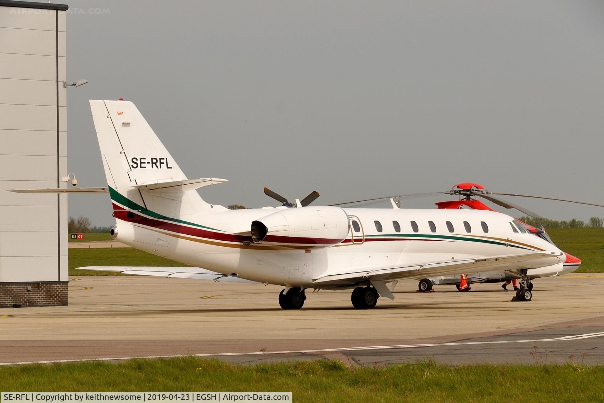SE-RFL, 2009 Cessna 680 Citation Soveregin C/N 680-0276, Nice visitor from Farnborough.