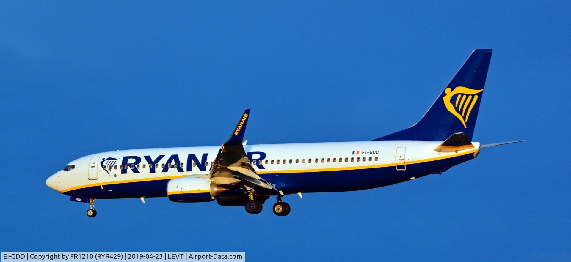 EI-GDD, 2017 Boeing 737-800 C/N 44802, Foronda - Vitoria-Gasteiz - Euskadi - España