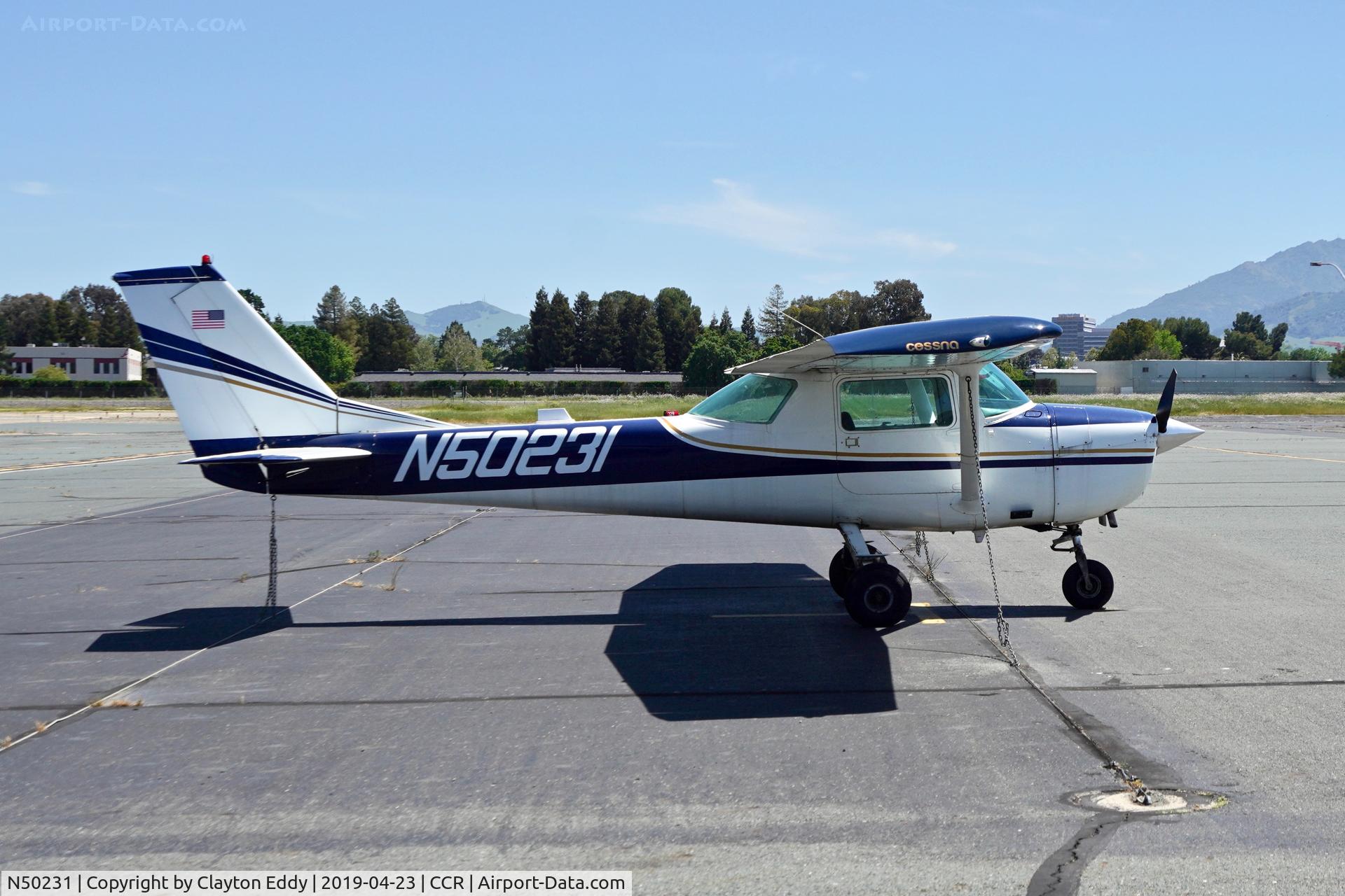 N50231, 1968 Cessna 150H C/N 15069153, Buchanan Field Concord California 2019.