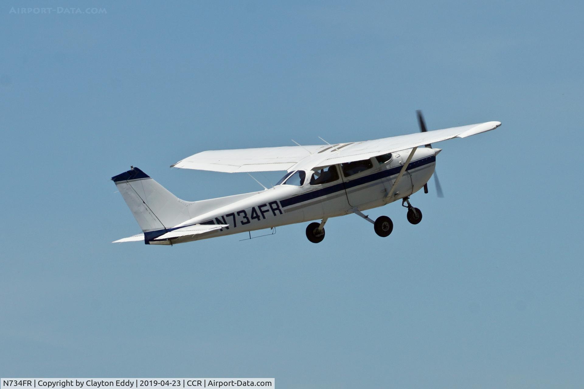 N734FR, 1977 Cessna 172N C/N 17268824, Buchanan Field Concord California 2019.