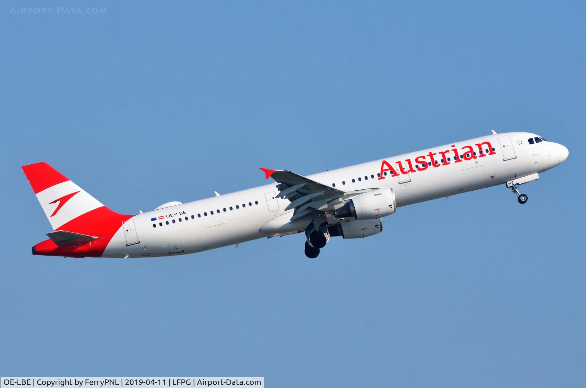 OE-LBE, 1998 Airbus A321-211 C/N 935, Austrian A321