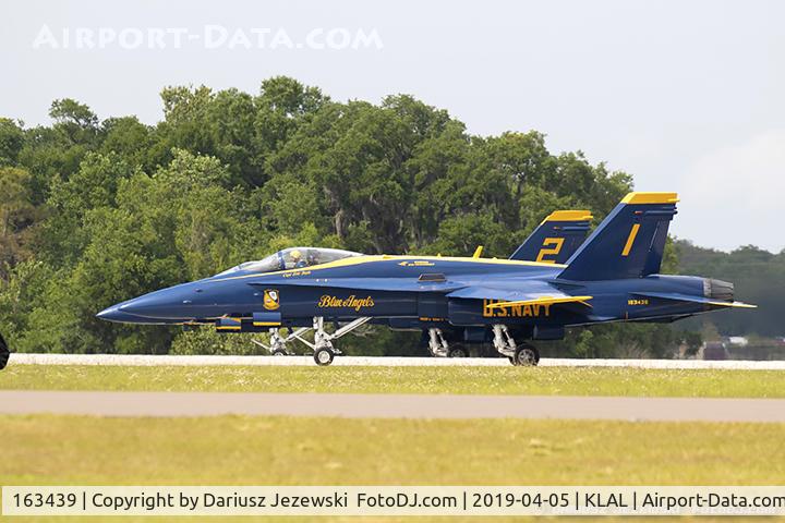 163439, 1987 McDonnell Douglas F/A-18C Hornet C/N 0639/C011, F/A-18C Hornet 163439  from Blue Angels Demo Team  NAS Pensacola, FL