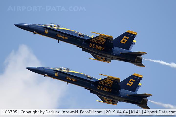 163705, 1988 McDonnell Douglas F/A-18C Hornet C/N 0767/C067, F/A-18C Hornet 163705 C/N 0767 from Blue Angels Demo Team  NAS Pensacola, FL