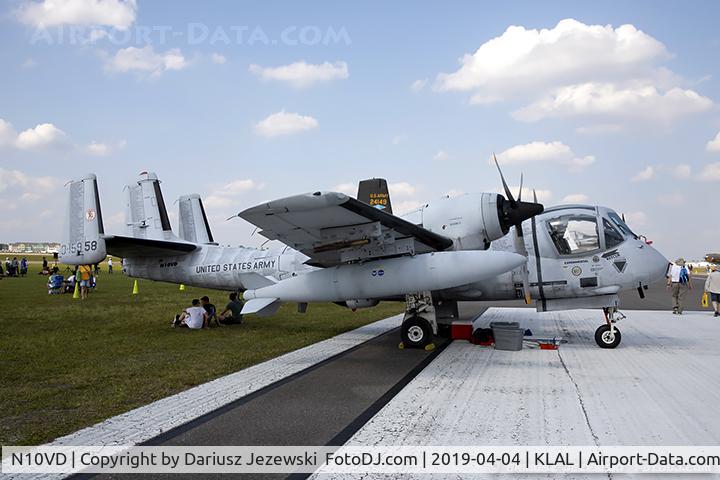 N10VD, 1968 Grumman OV-1D Mohawk C/N 162C, Grumman American AA-5 Traveler  C/N AA5-0741 , N1341R