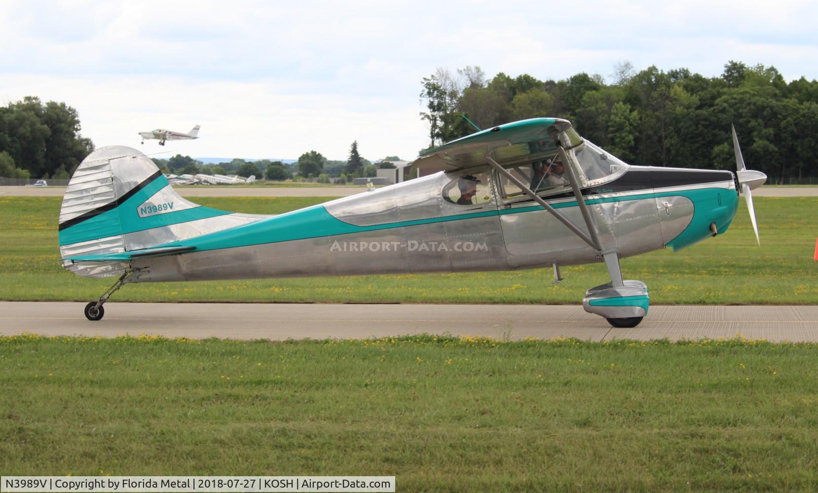 N3989V, 1948 Cessna 170 C/N 18308, Cessna 170