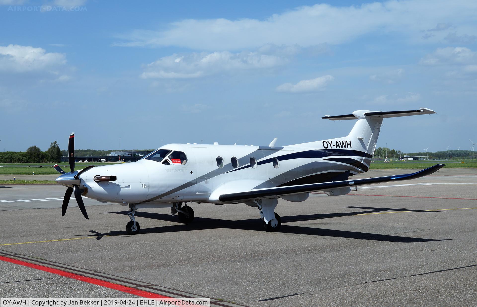 OY-AWH, 2018 Pilatus PC-12/47E C/N 1816, Lelystad Airport