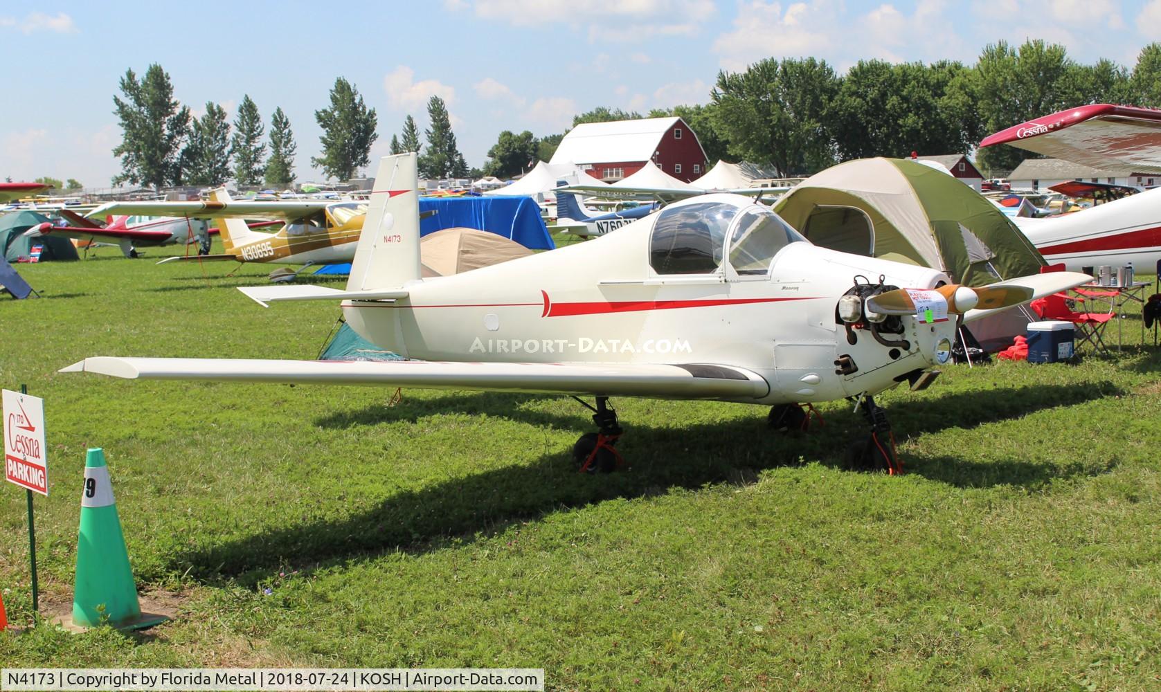 N4173, 1955 Mooney M-18C 55 C/N 338, Mooney M-18C