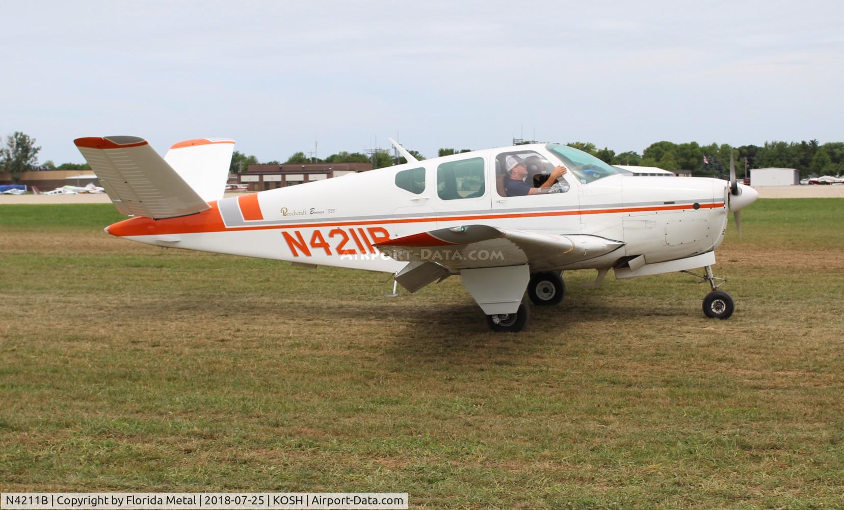 N4211B, 1955 Beech F35 Bonanza C/N D-4222, Bonanza 35