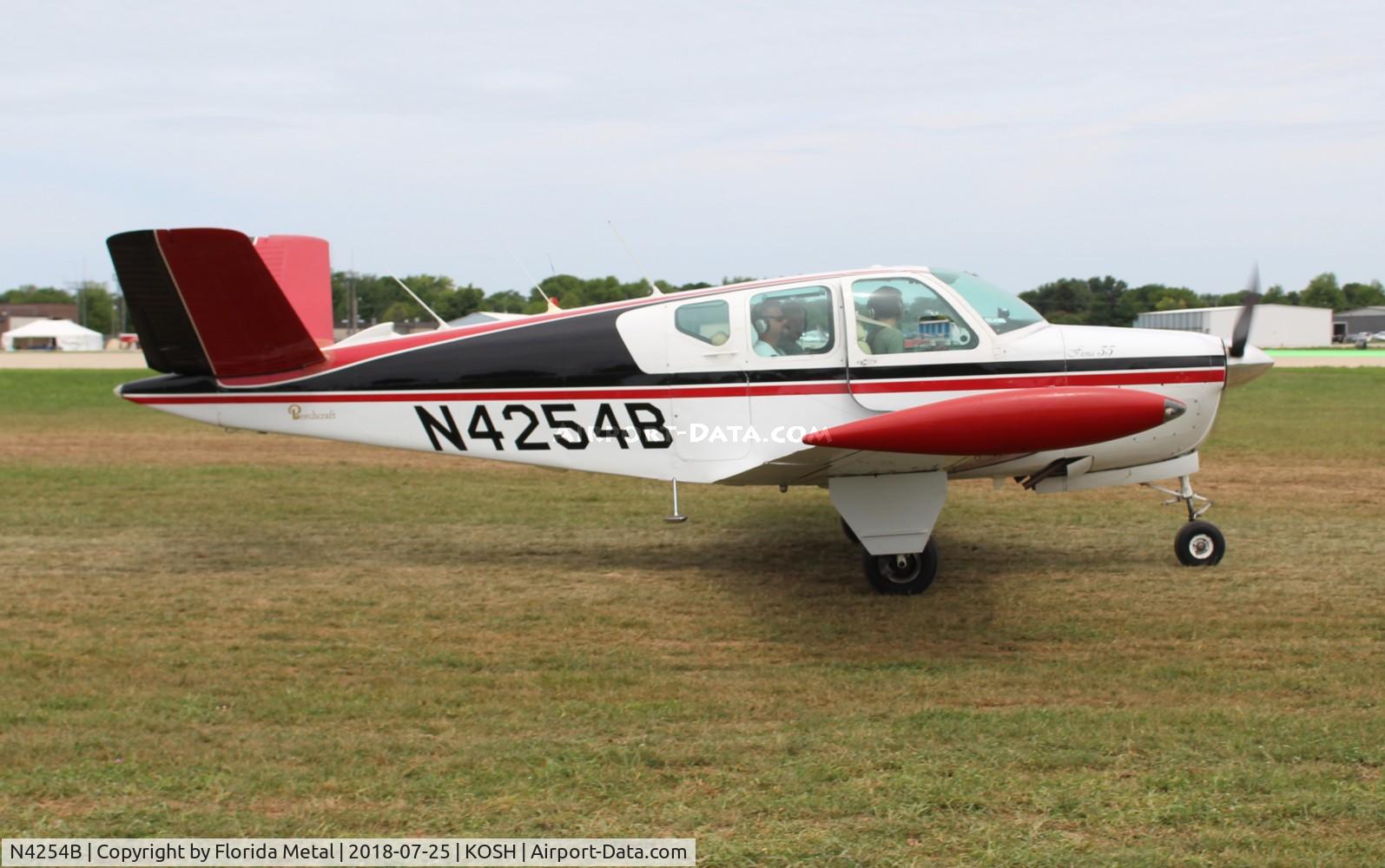 N4254B, 1955 Beech F35 Bonanza C/N D-4231, Bonanza 35