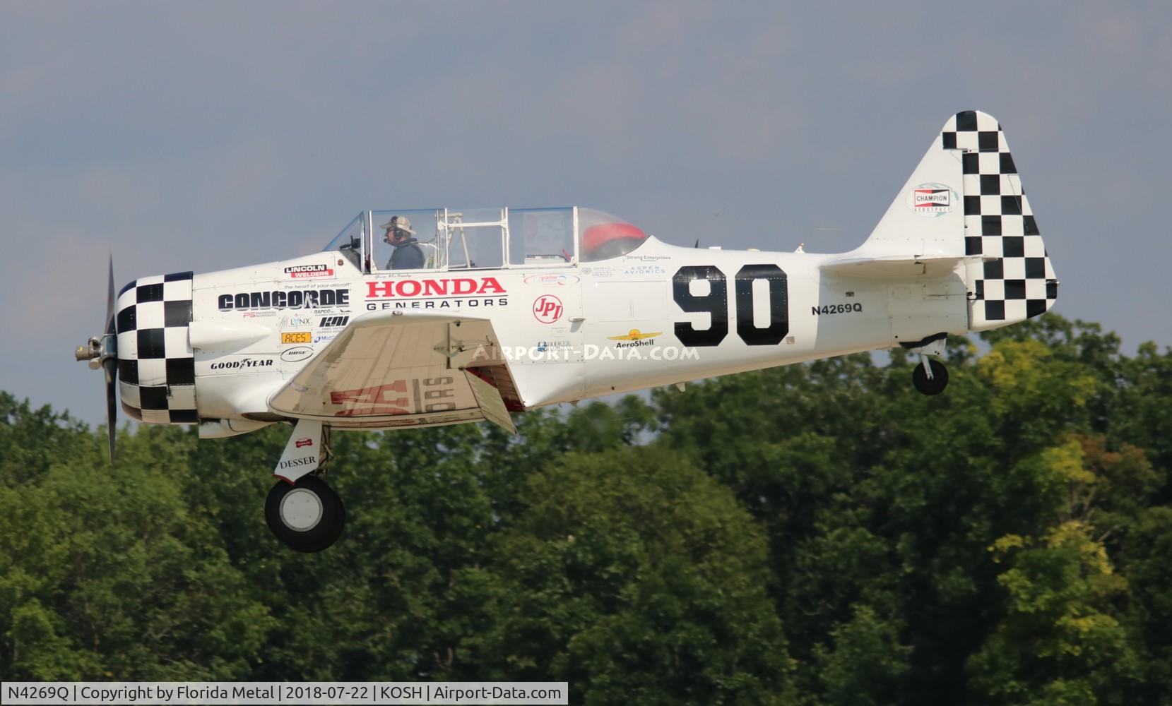 N4269Q, 1953 North American T-6G Texan C/N 197-5, T-6G Texan
