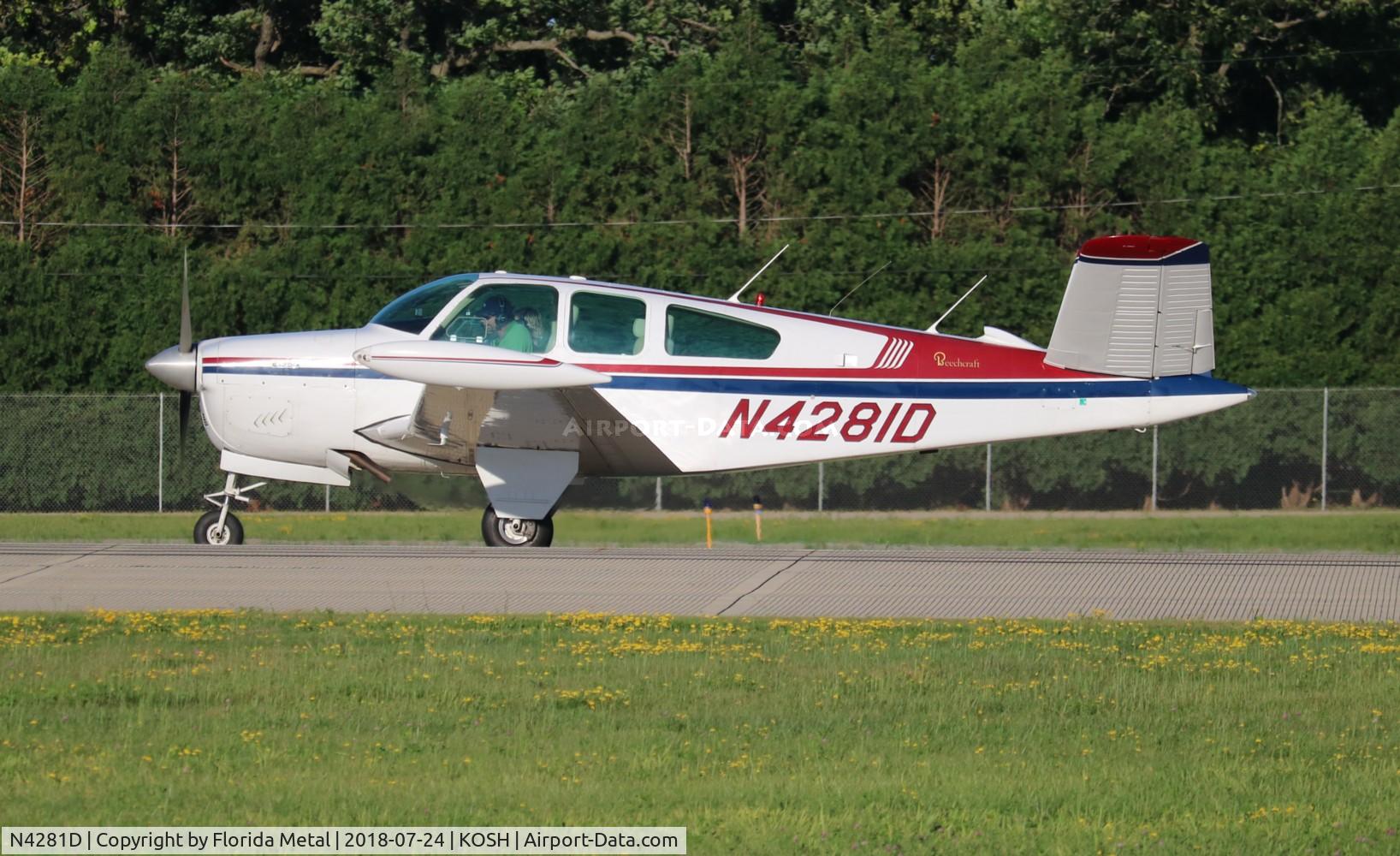 N4281D, 1956 Beech G35 Bonanza C/N D-4499, Bonanza 35