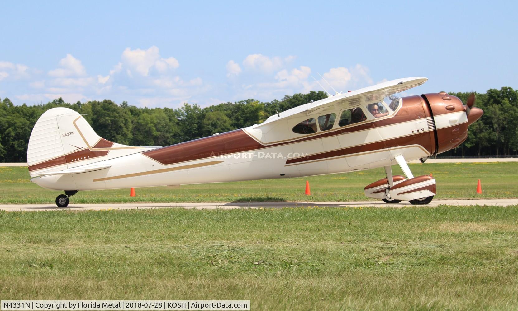 N4331N, 1947 Cessna 195 C/N 7078, Cessna 195